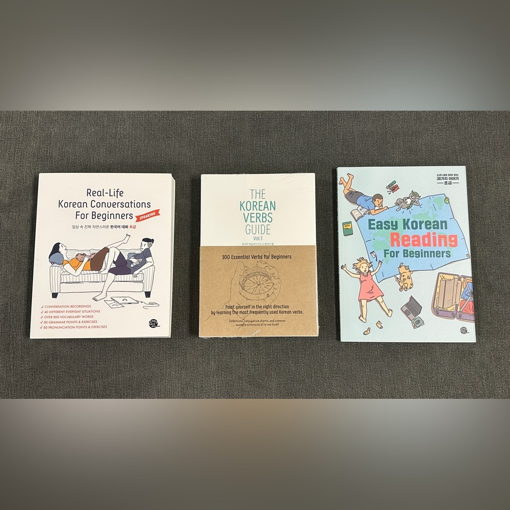Korean Language learning books